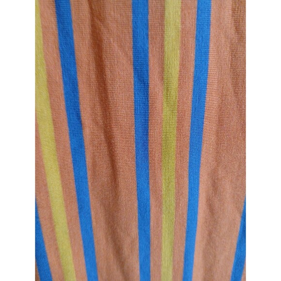LuLaRoe Julia Bodycon Orange/Blue/Yellow Stripped Dress Womens 2XL - Picture 16 of 16